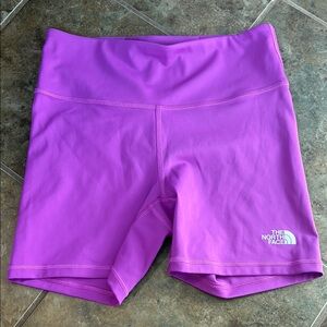 The North Face Women's Purple Biker Shorts